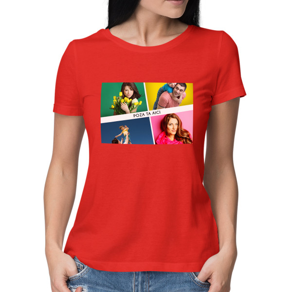 Tricou pentru femei cu fotografia aleasă de tine