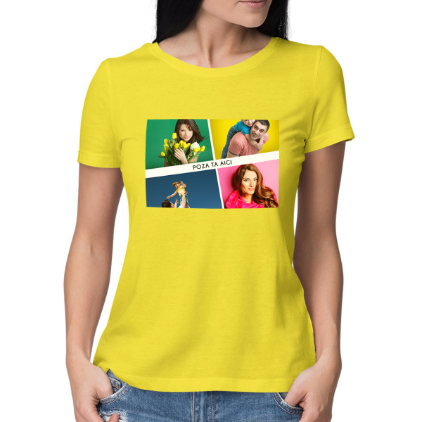 Tricou pentru femei cu fotografia aleasă de tine