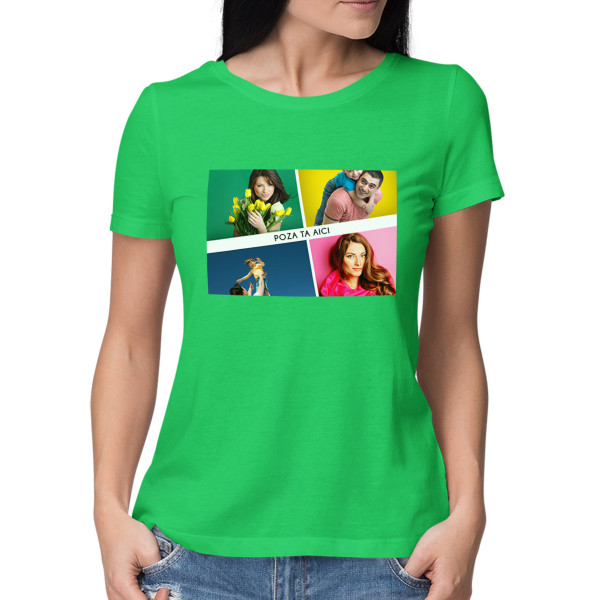 Tricou pentru femei cu fotografia aleasă de tine