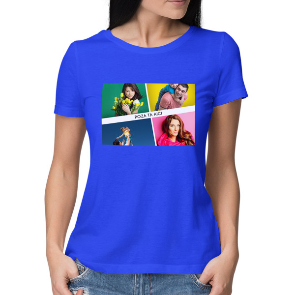 Tricou pentru femei cu fotografia aleasă de tine