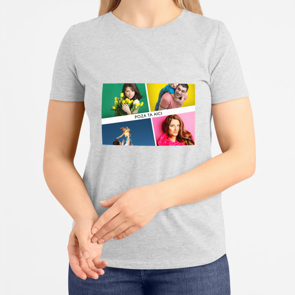 Tricou pentru femei cu fotografia aleasă de tine