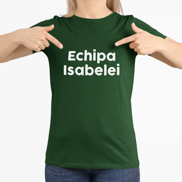 Tricou pentru femei "Echipa miresei" cu numele ales de dvs.