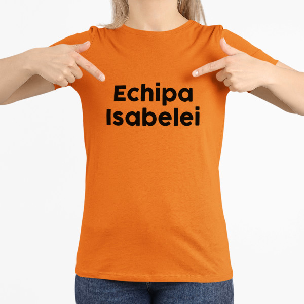 Tricou pentru femei "Echipa miresei" cu numele ales de dvs.