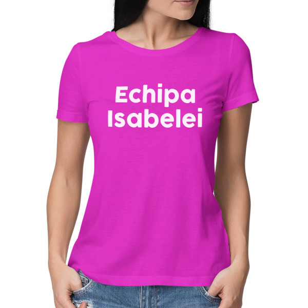 Tricou pentru femei "Echipa miresei" cu numele ales de dvs.