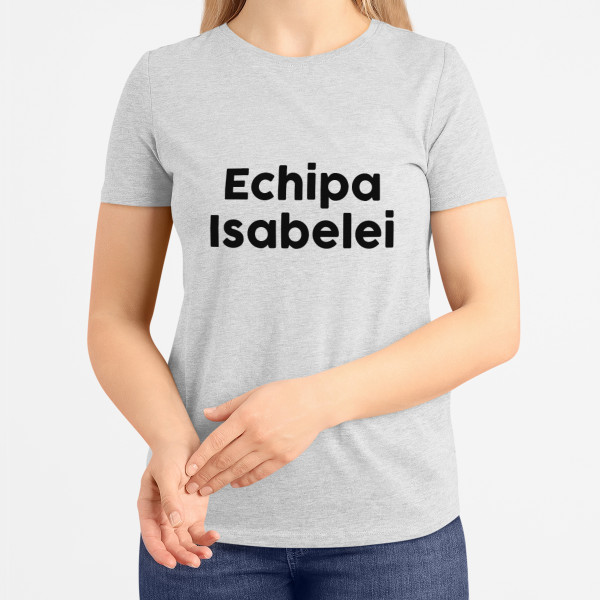 Tricou pentru femei "Echipa miresei" cu numele ales de dvs.