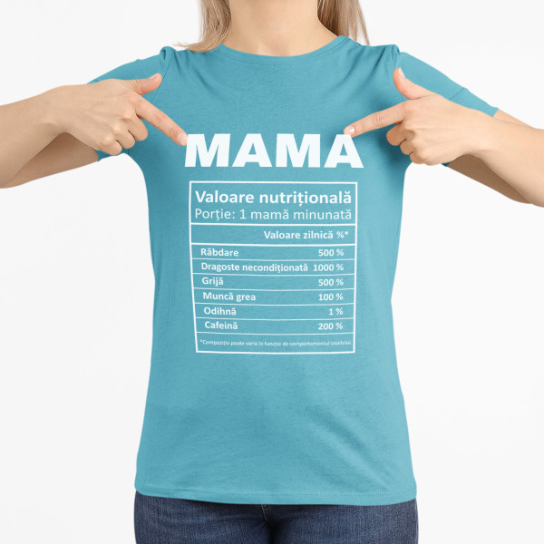 Tricou pentru femei "Ingredientele mamei"