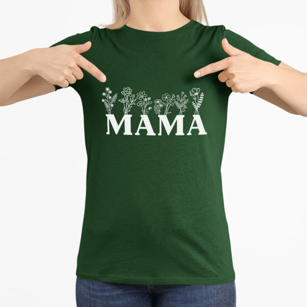 Tricou pentru femei "Mama - floare de câmp"