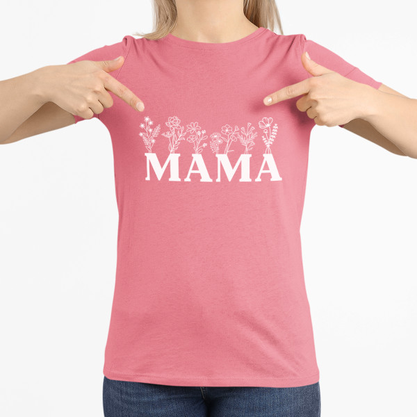 Tricou pentru femei "Mama - floare de câmp"