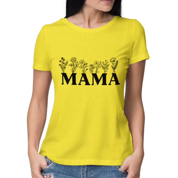 Tricou pentru femei "Mama - floare de câmp"