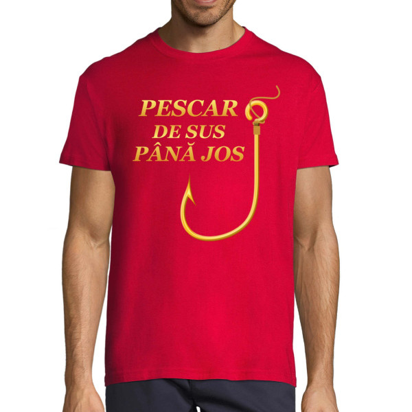 Tricou  "Pescar de sus până jos"