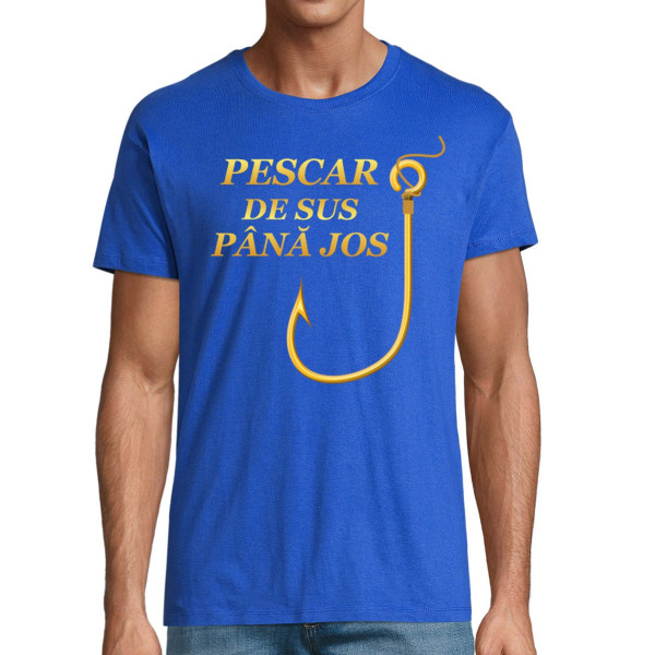 Tricou  "Pescar de sus până jos"