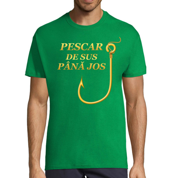 Tricou  "Pescar de sus până jos"