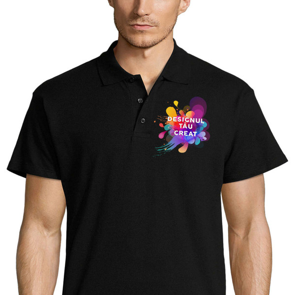 Tricou polo cu designul tău personalizat Tricou polo cu designul tău personalizat
