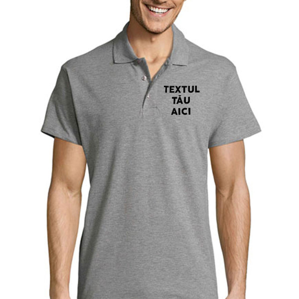 Tricou polo cu propriul text