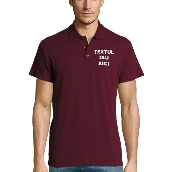 Tricou polo cu propriul text Tricou polo cu propriul text