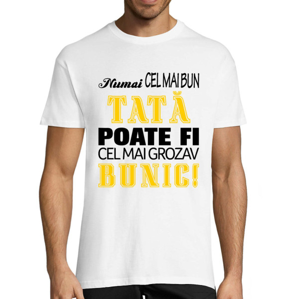 Tricou  "Tată bun - bunic minunat"
