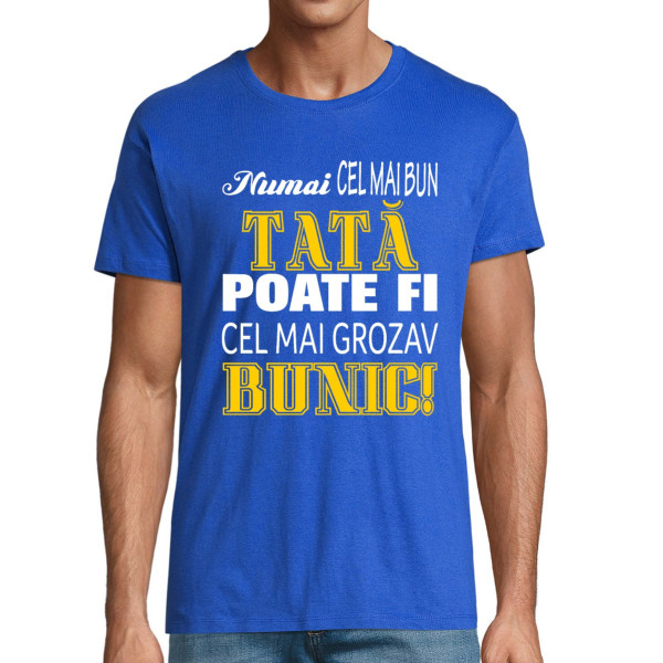 Tricou  "Tată bun - bunic minunat"