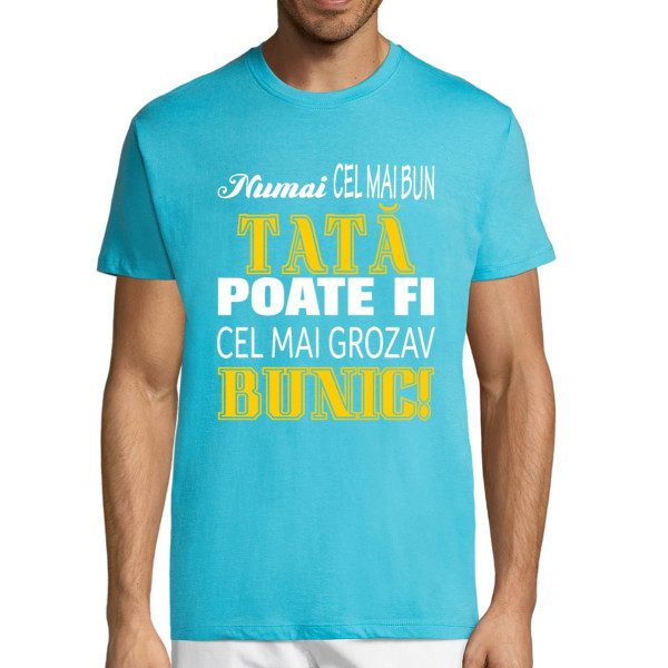 Tricou  "Tată bun - bunic minunat"