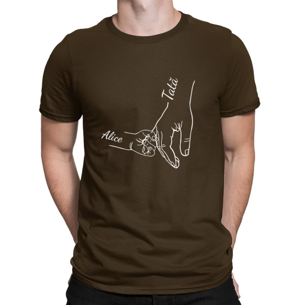 Tricou „Tata și copiii” cu numele copiilor aleși