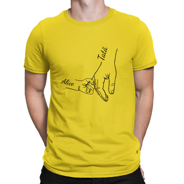 Tricou „Tata și copiii” cu numele copiilor aleși