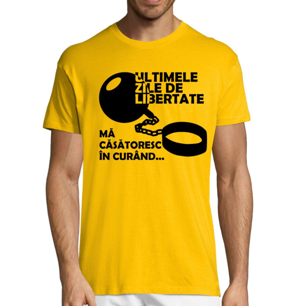 Tricou  "Ultimele zile de libertate"