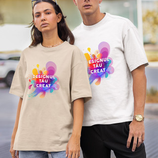 Tricou UNISEX oversized cu designul tău personalizat
