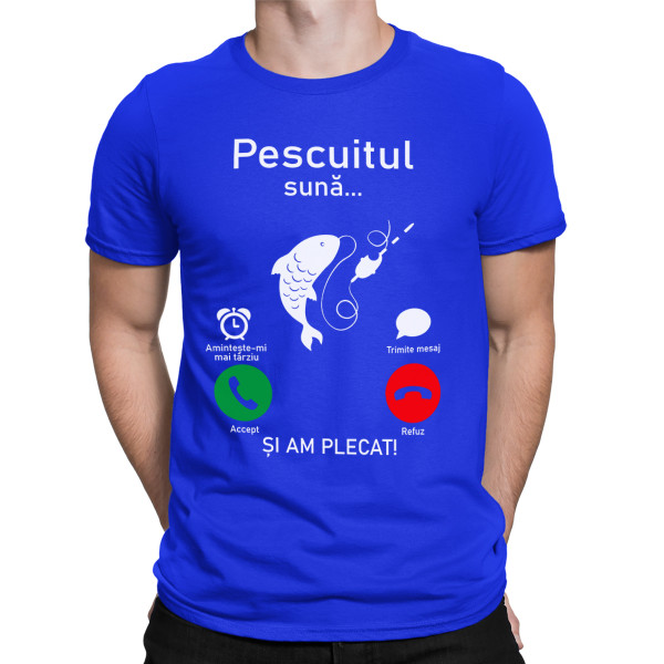 Tricou "Pescuitul sună" Tricou "Pescuitul sună"