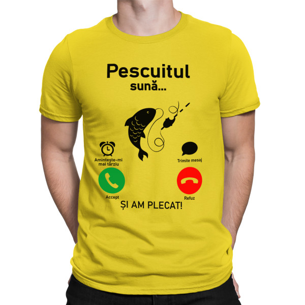 Tricou "Pescuitul sună" Tricou "Pescuitul sună"