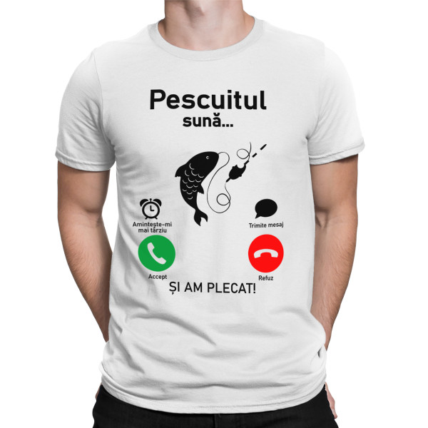 Tricou "Pescuitul sună" Tricou "Pescuitul sună"