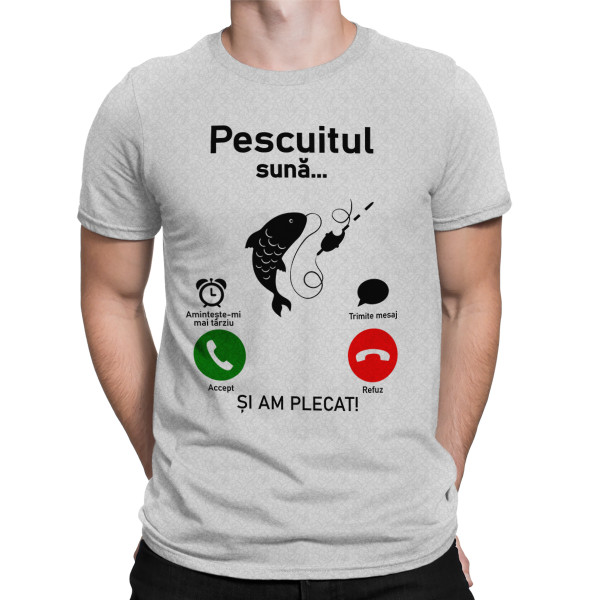 Tricou "Pescuitul sună" Tricou "Pescuitul sună"