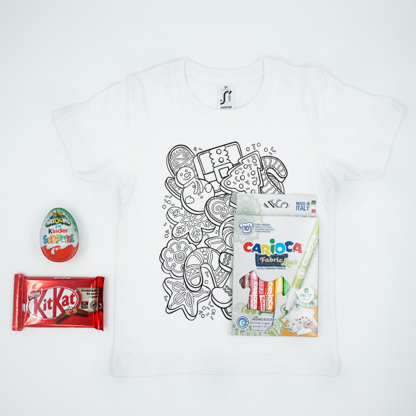 Set cadou pentru copii „Colorează Crăciunul!”