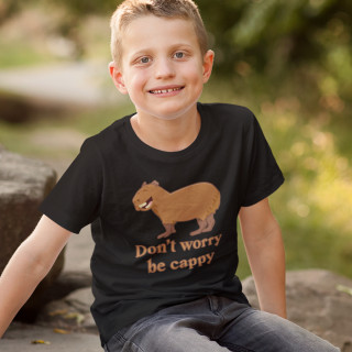 Tricou pentru copii "Don't worry be cappy"