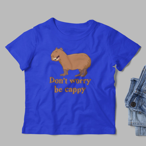 Tricou pentru copii "Don't worry be cappy"