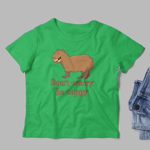 Tricou pentru copii "Don't worry be cappy"
