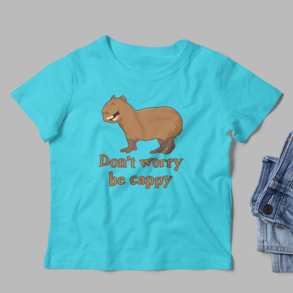 Tricou pentru copii "Don't worry be cappy"