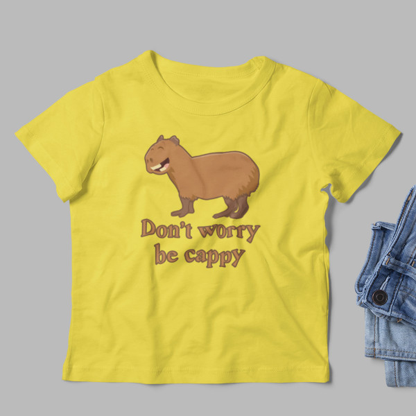 Tricou pentru copii "Don't worry be cappy"