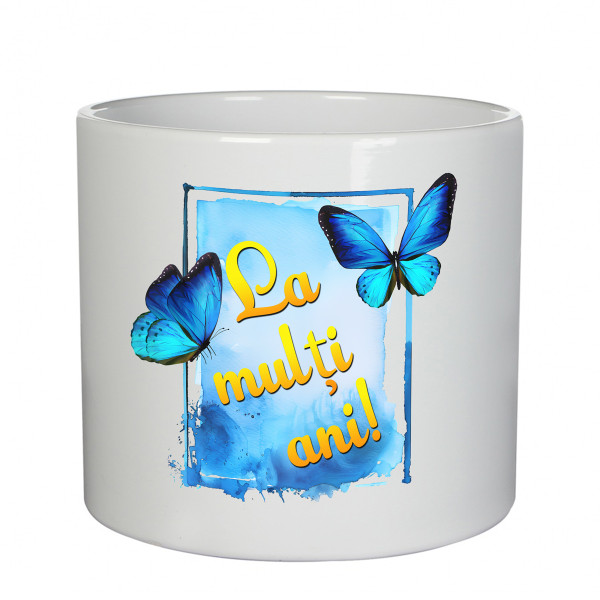 Vas ceramic "La mulți ani!" Vas ceramic "La mulți ani!"