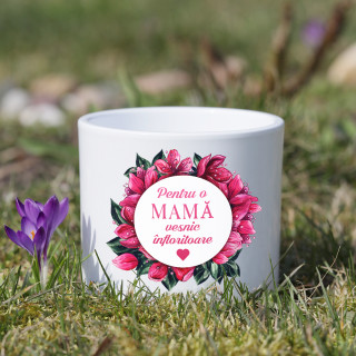 Vas ceramic "Pentru mami"