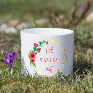 Vază ceramică "Cel mai bun șef"