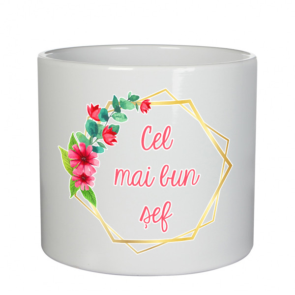 Vază ceramică "Cel mai bun șef"