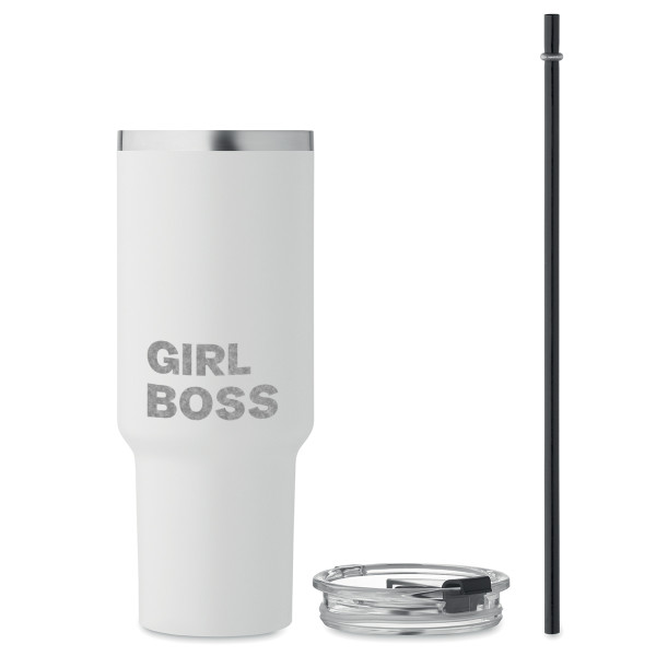 Cană termică XL "Girl boss" (1200ml)