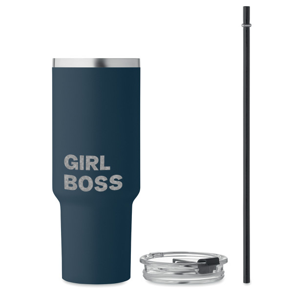 Cană termică XL "Girl boss" (1200ml)