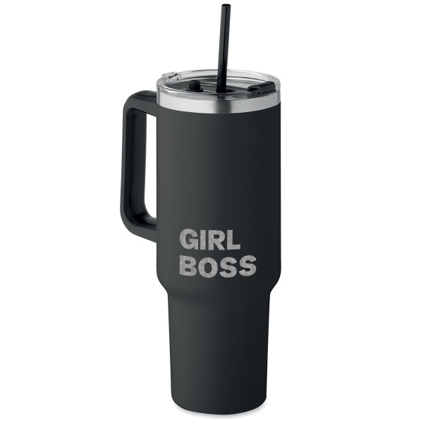 Cană termică XL "Girl boss" (1200ml)
