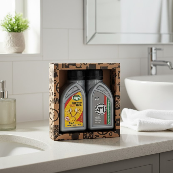 Set cadou - gel de duș 2x250ml „Gel de duș + 4in1”