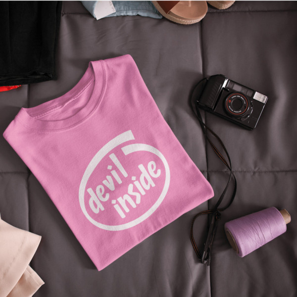 Tricou damă "Devil Inside"