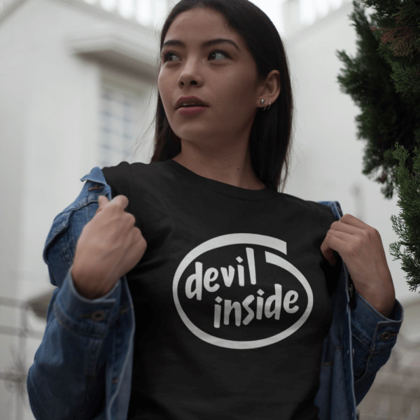 Tricou damă "Devil Inside"
