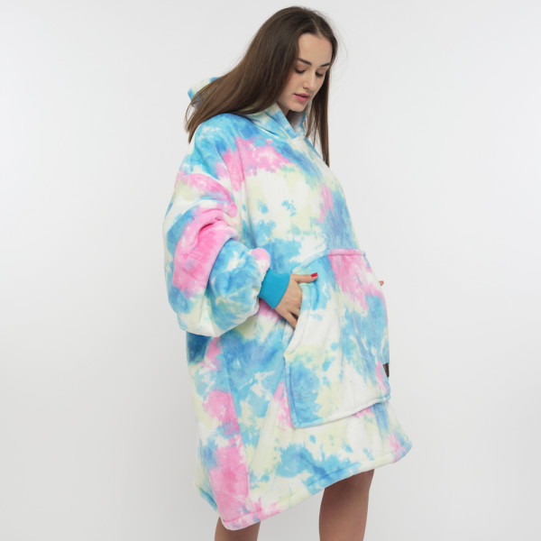 BARAMOOR hanorac-pătură "Cyan"