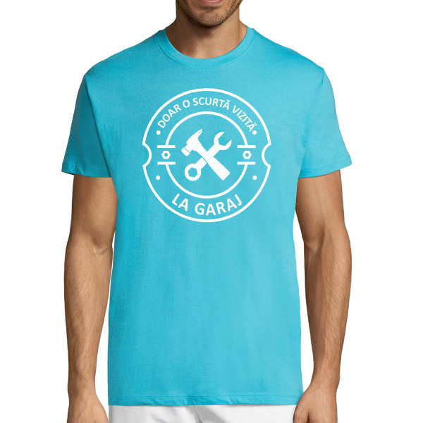 Tricou  "O vizită scurtă la garaj"
